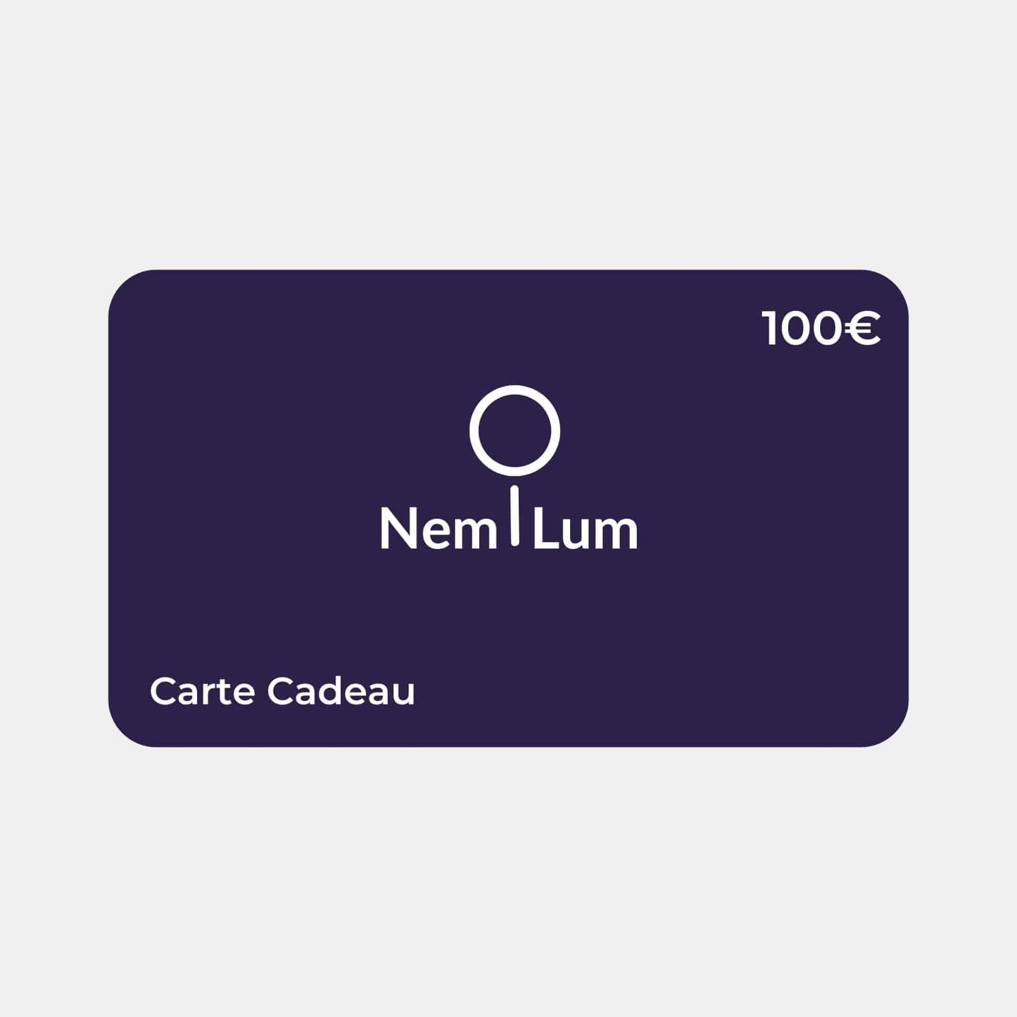 Carte cadeaux NemiLum 100€ NemiLum