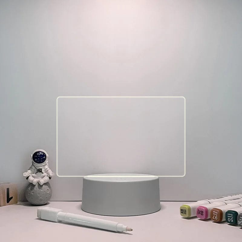 Creative LED Note Board Night Light USB Rewritable Message Board Warm Soft Light For Children Girlfriend Decoration Night Lamp C NemiLum