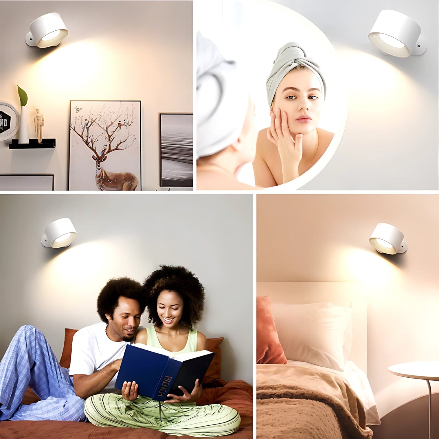 Lampe Murale Moderne Magnétique Led 360° NemiLum