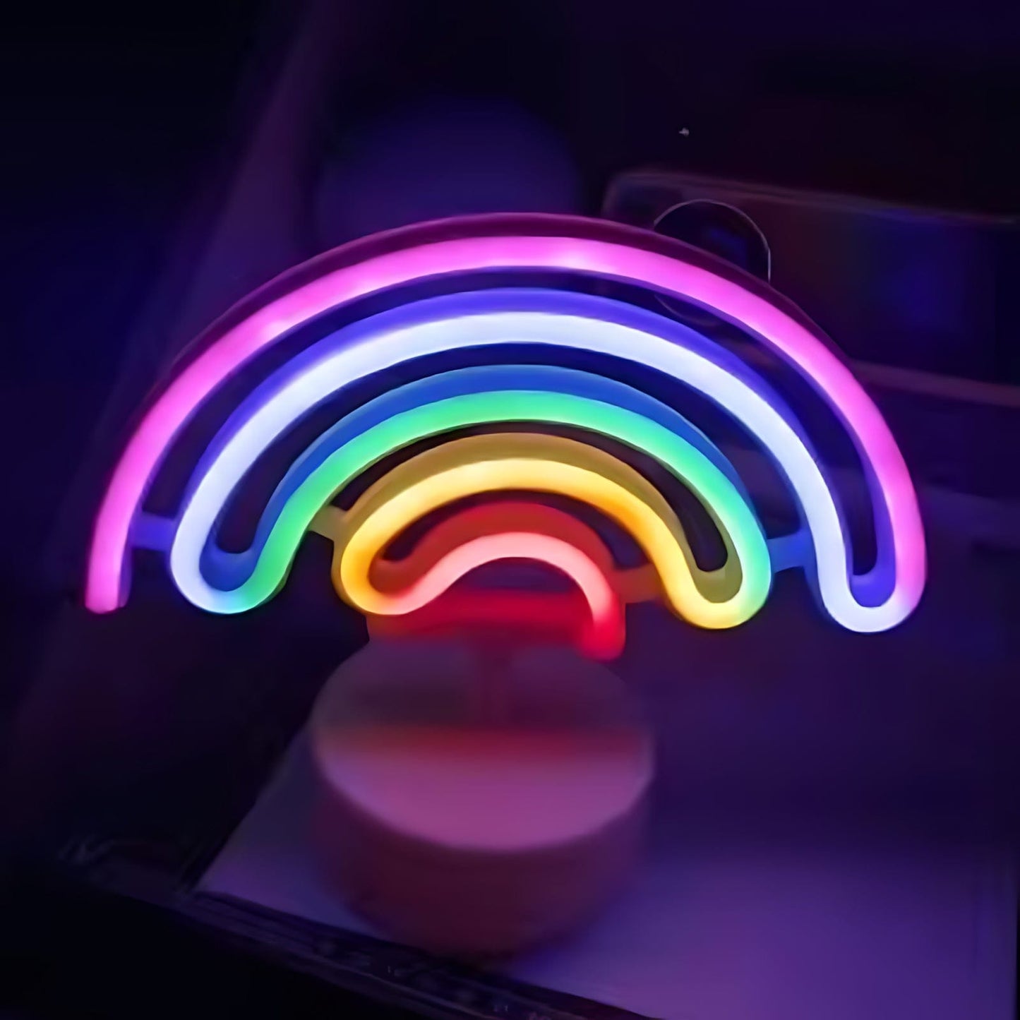 Veilleuse arc en ciel Néon LED NemiLum