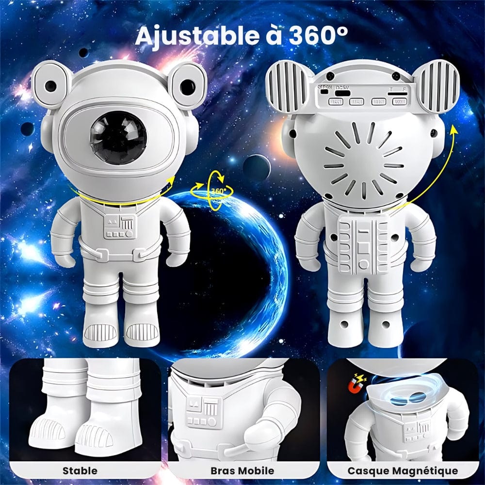 Veilleuse Astronaute Projecteur Galaxie Musique NemiLum