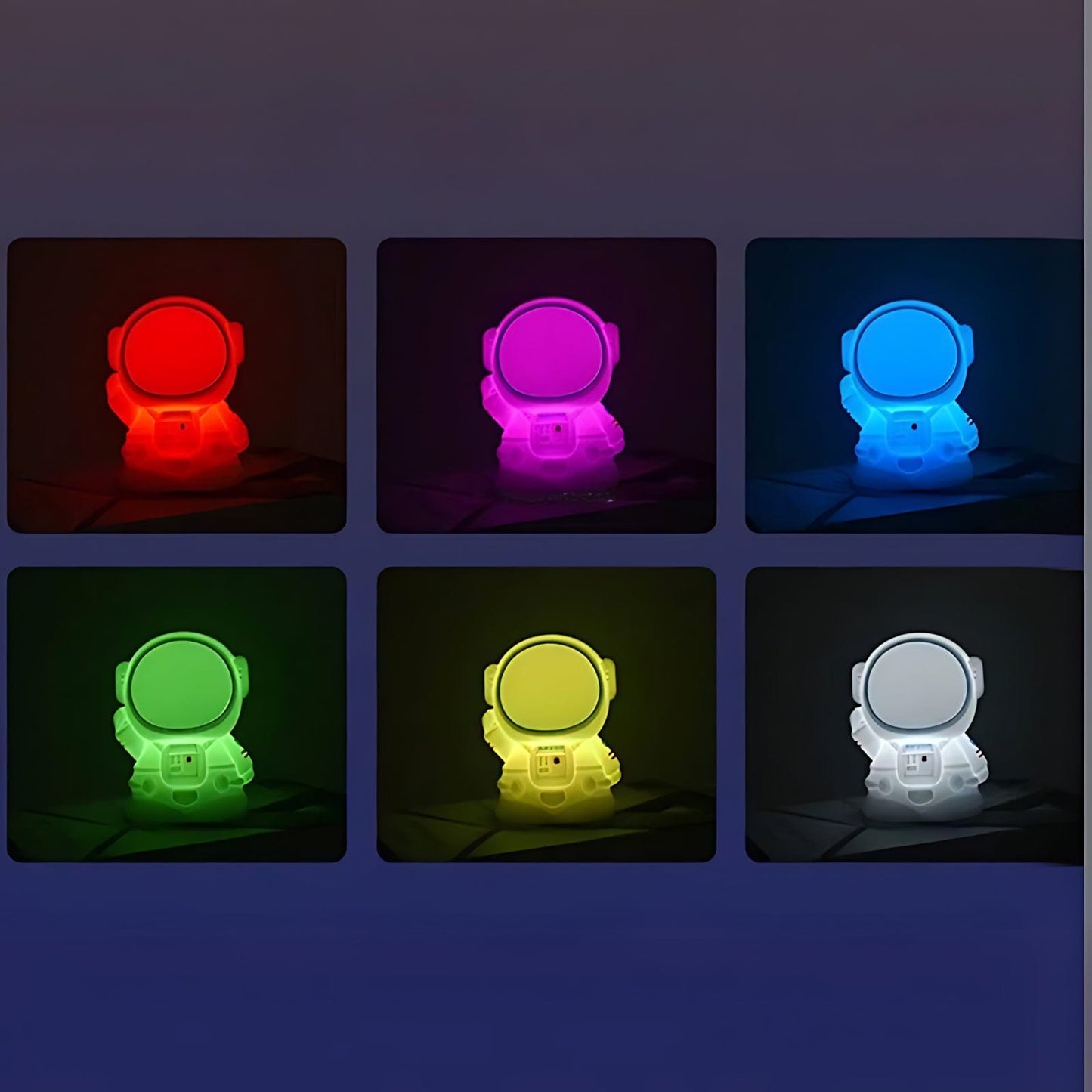 Veilleuse astronaute Silicone LED NemiLum