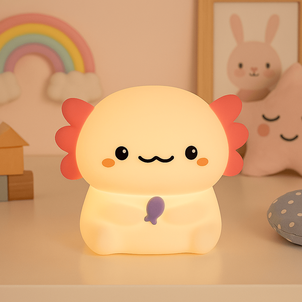 Veilleuse Axolotl Bébé LED NemiLum