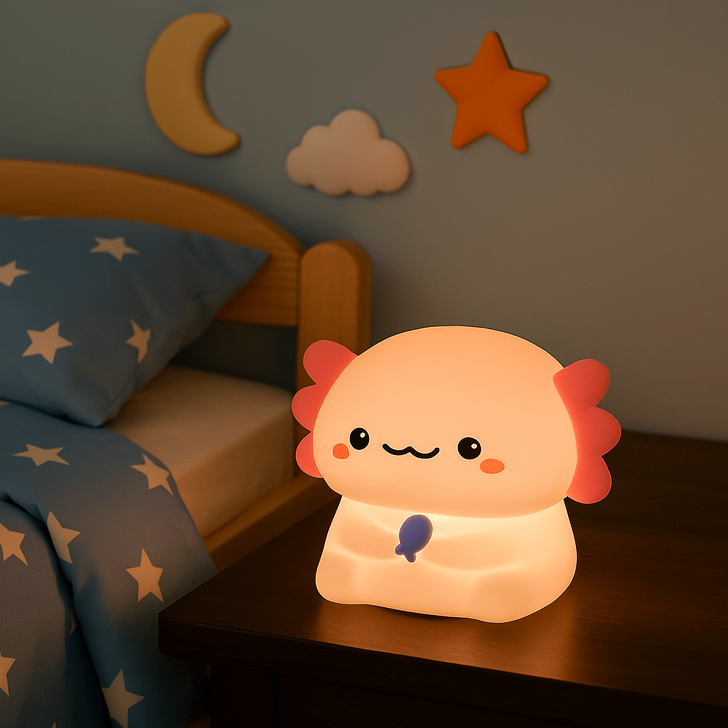 Veilleuse Axolotl Bébé LED NemiLum