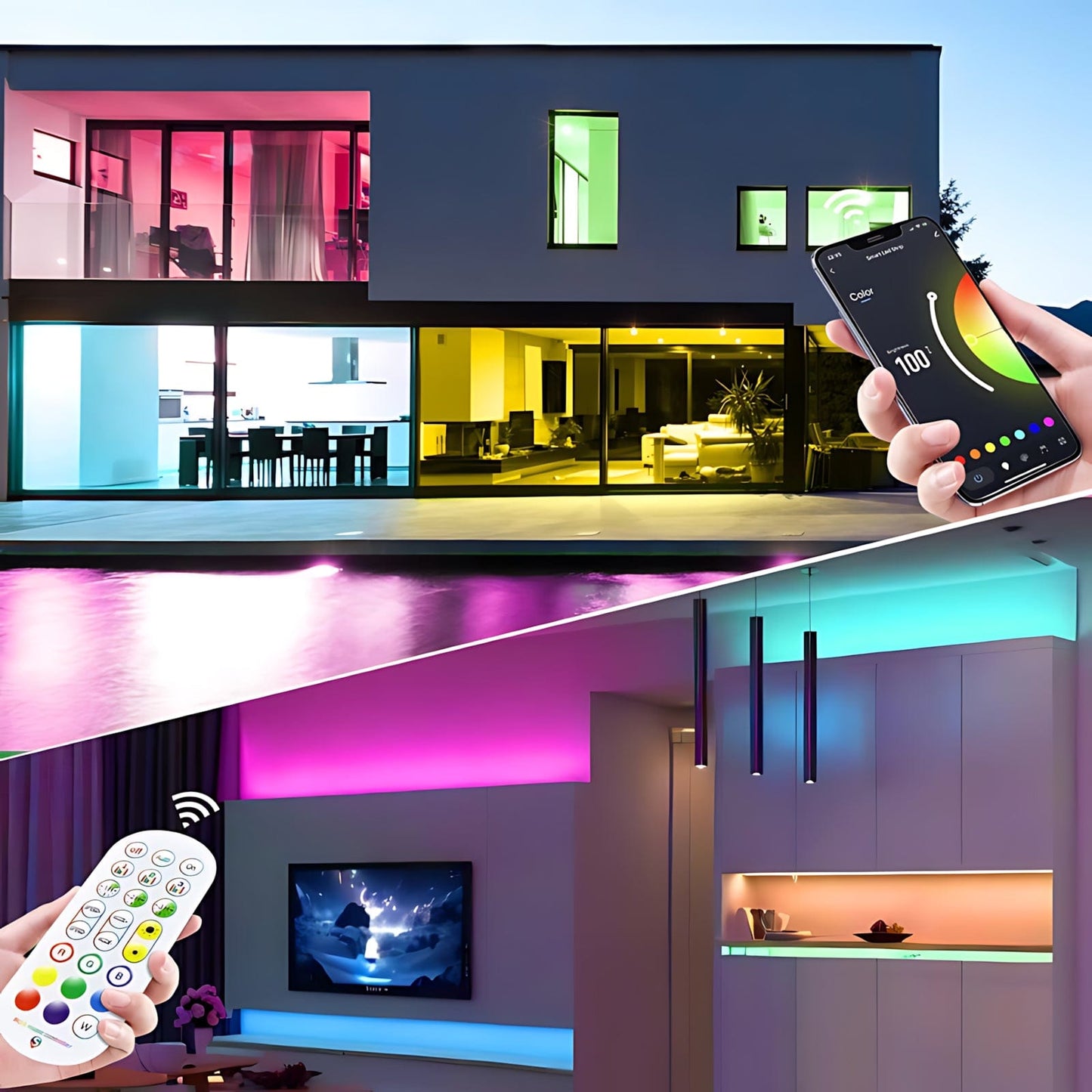 Veilleuse Bande LED Étanche Connectée NemiLum