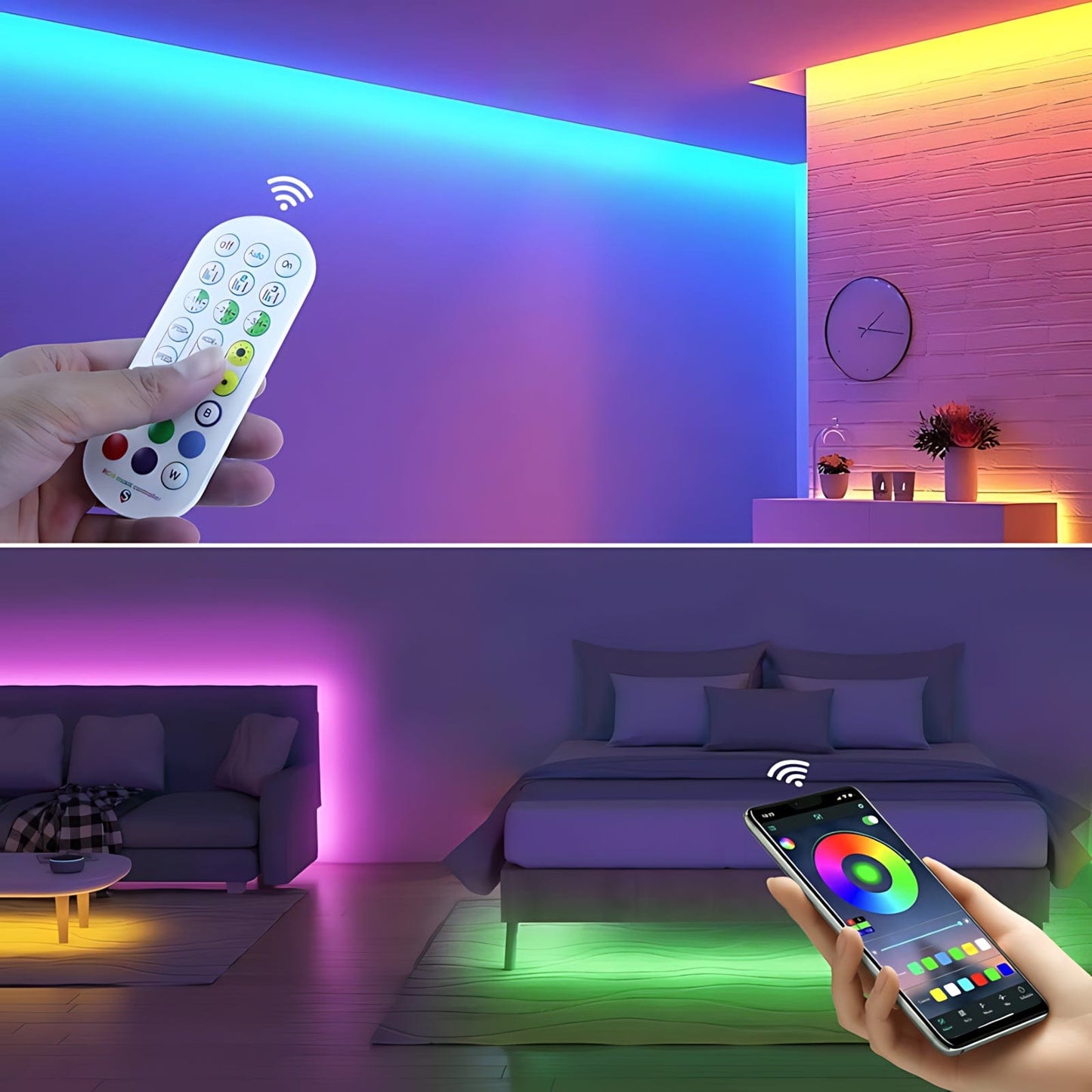 Veilleuse Bande LED Étanche Connectée NemiLum