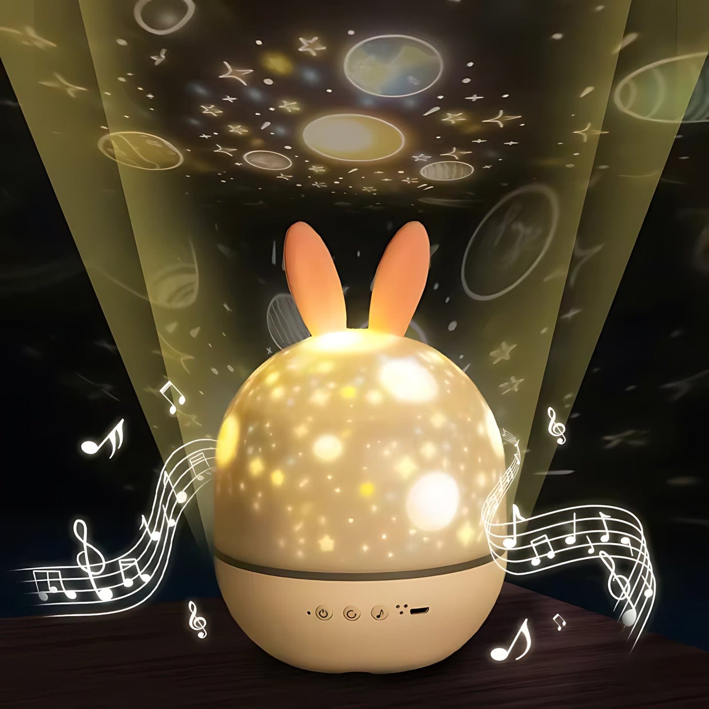 Veilleuse Bébé Projection Musicale NemiLum