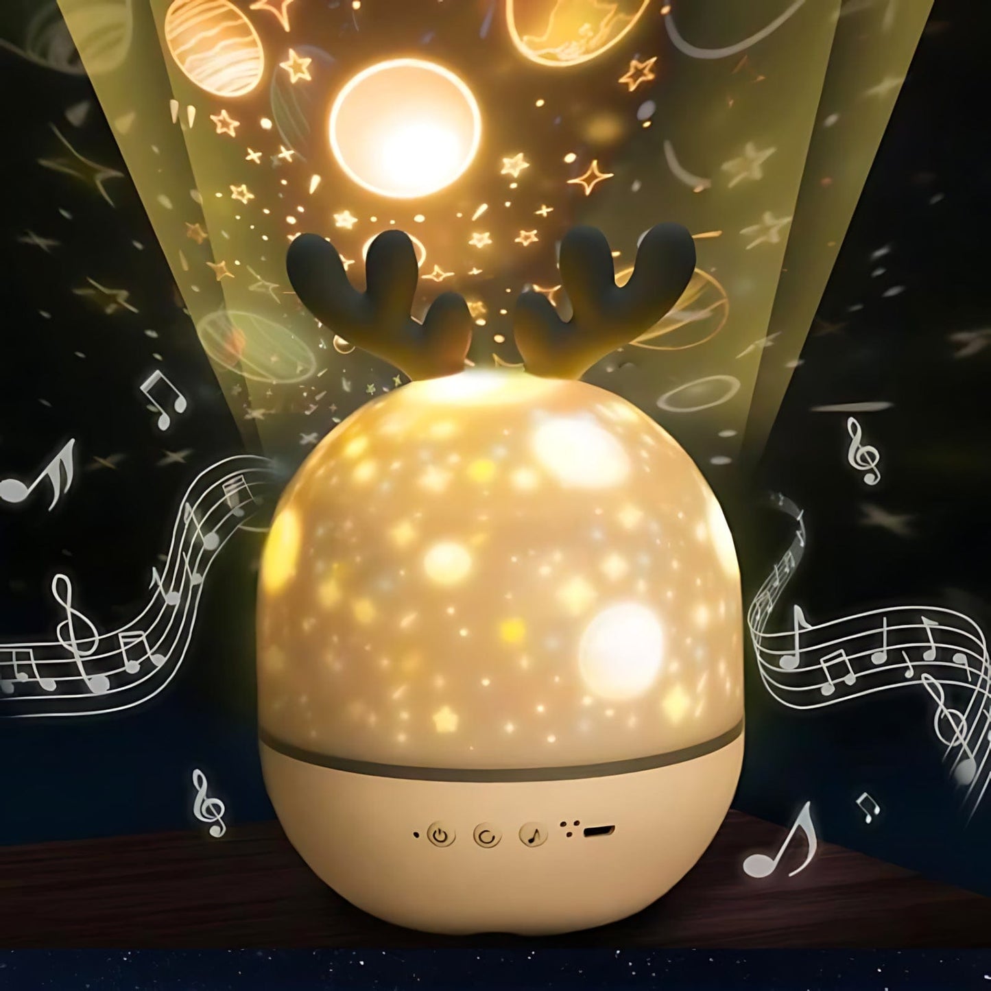 Veilleuse Bébé Projection Musicale NemiLum