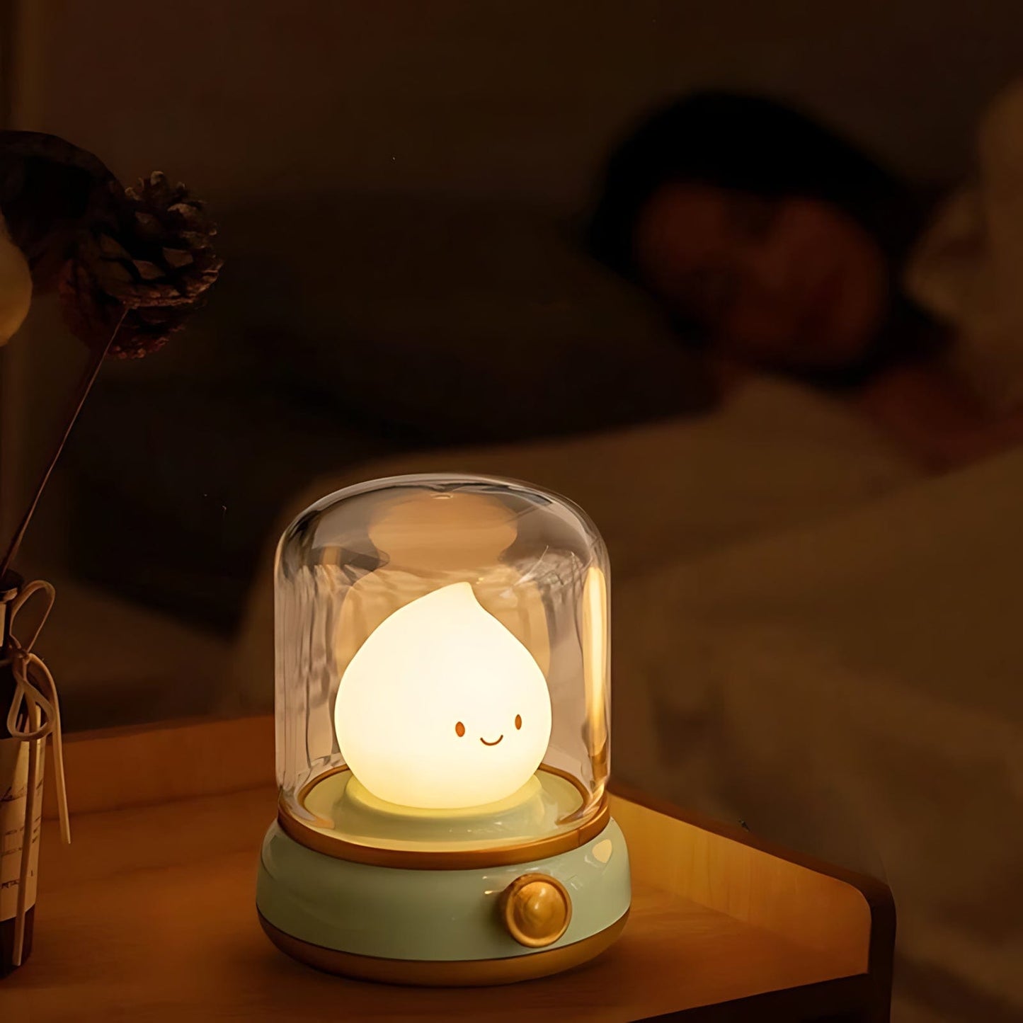 Veilleuse bougie mignonne LED NemiLum