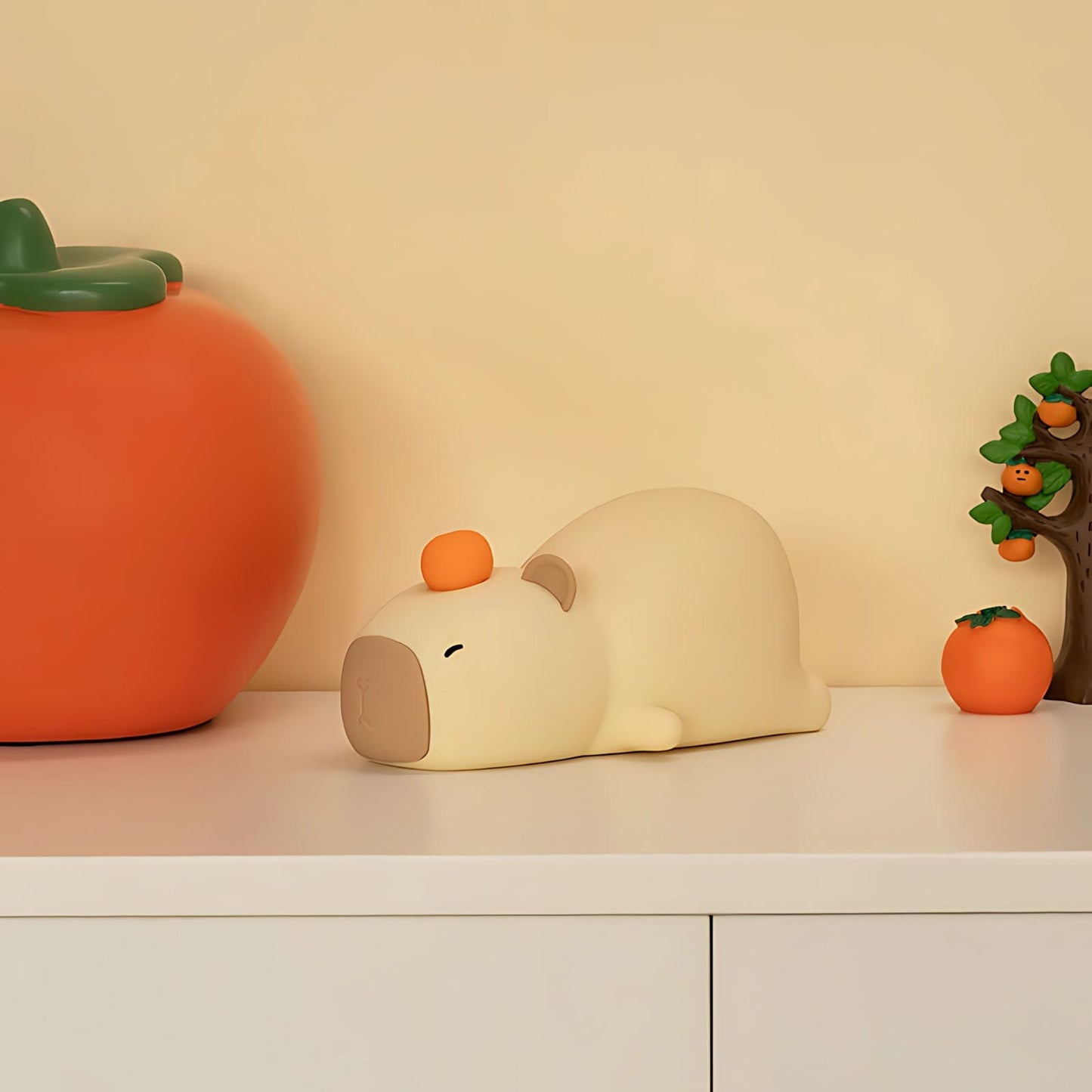 Veilleuse Capybara Silicone LED Allongé NemiLum