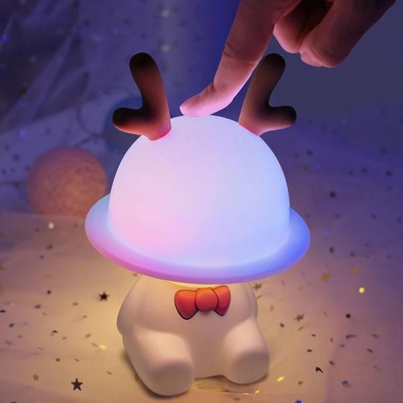 Veilleuse Cerf Lune Étoilé NemiLum