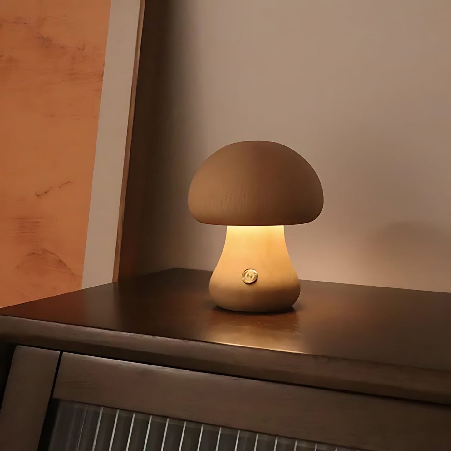 Veilleuse Champignon Bois Petite Claire NemiLum