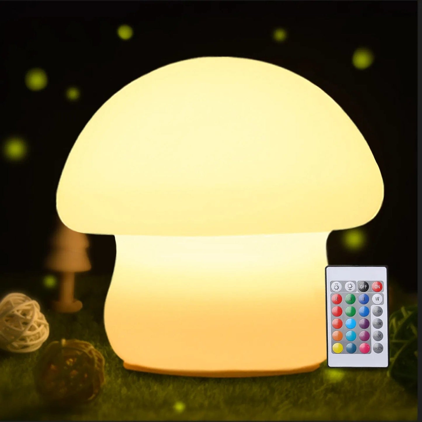 Veilleuse Champignon Led 7 Couleurs NemiLum