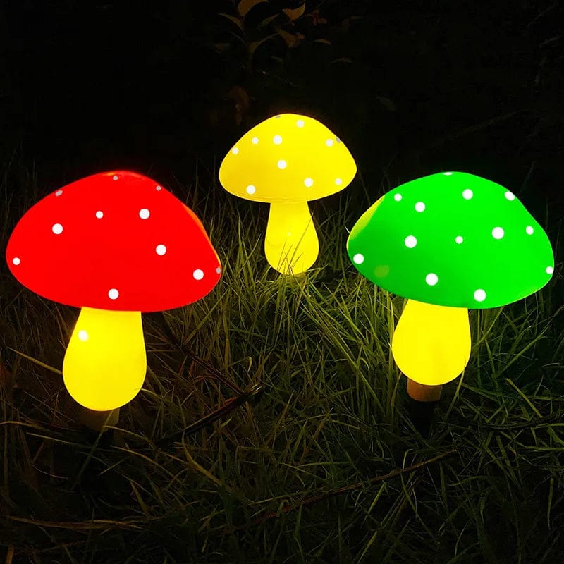 Veilleuse Champignon Solaire 3 pièces NemiLum