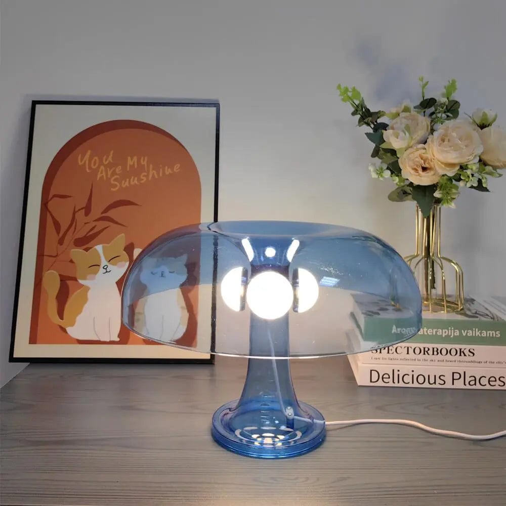 Veilleuse Champignon Vintage Bleu NemiLum