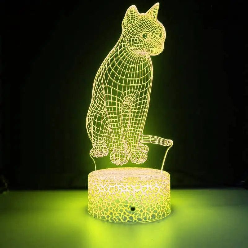 Veilleuse Chat Lampe 3D NemiLum