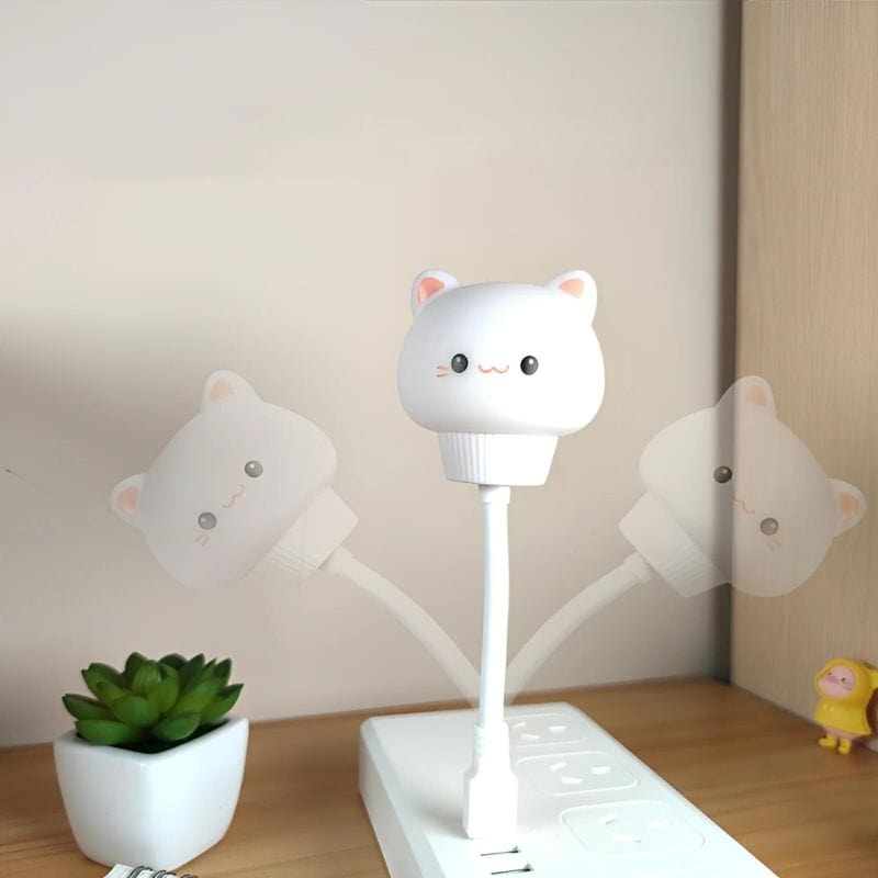 Veilleuse Chat Lampe Led Usb NemiLum