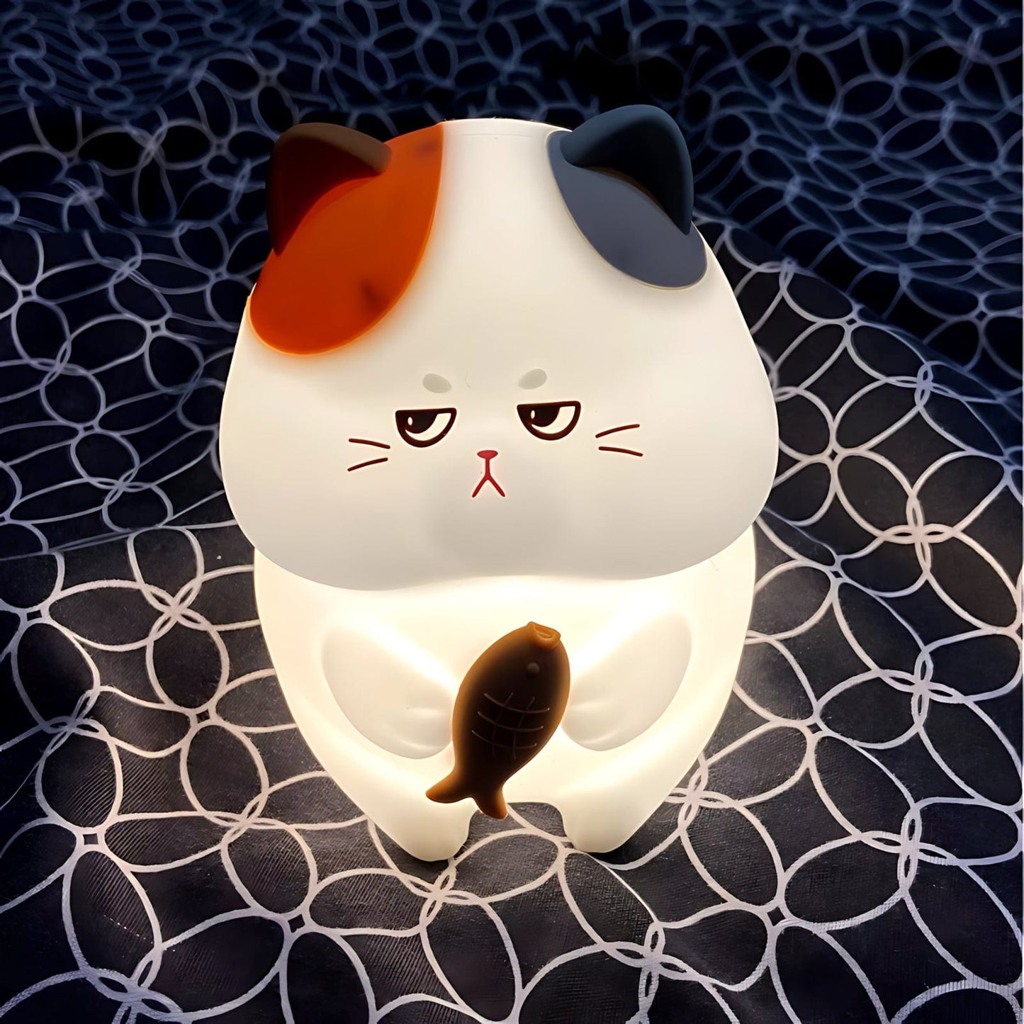 Veilleuse Chat Silicone Multicouleurs NemiLum