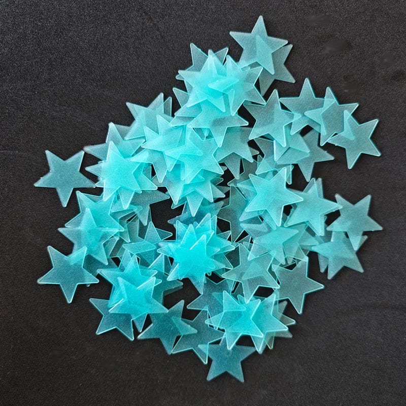 Veilleuse Étoile Phosphorescente Bleu NemiLum