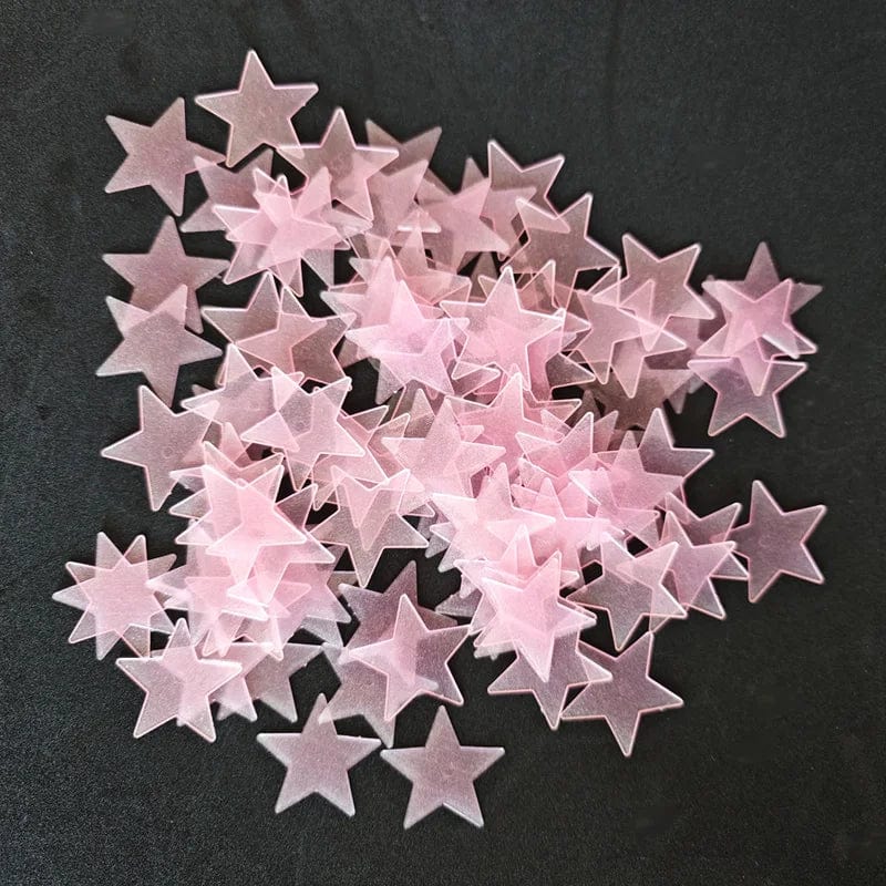 Veilleuse Étoile Phosphorescente Rose NemiLum