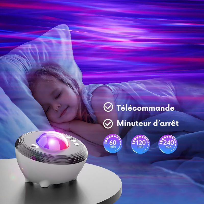 Veilleuse Étoile Projection Plafond Musique NemiLum