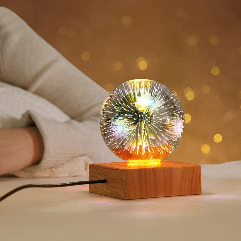 Veilleuse Feu D'Artifice Lampe Boule NemiLum