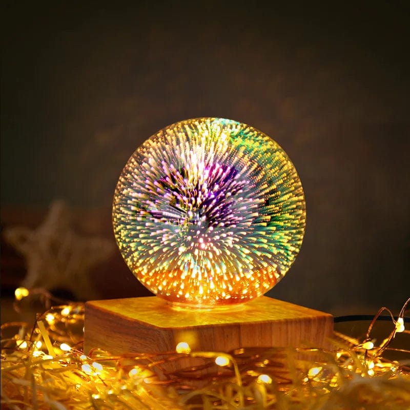 Veilleuse Feu D'Artifice Lampe Boule NemiLum