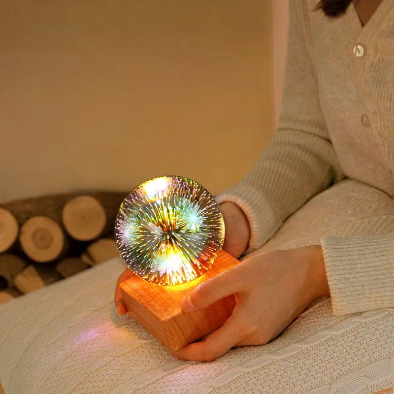 Veilleuse Feu D'Artifice Lampe Boule NemiLum