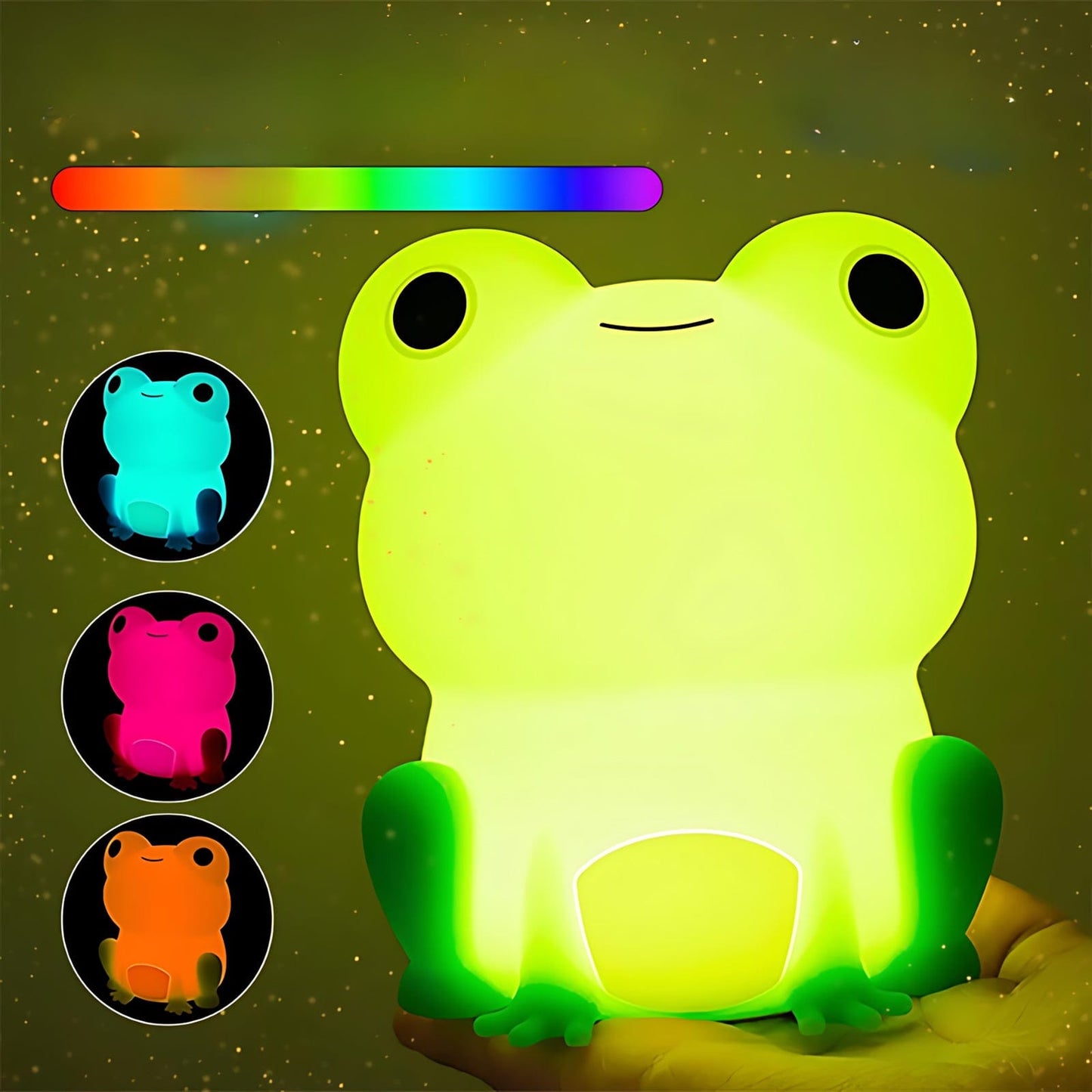 Veilleuse Grenouille Led Multicouleurs NemiLum