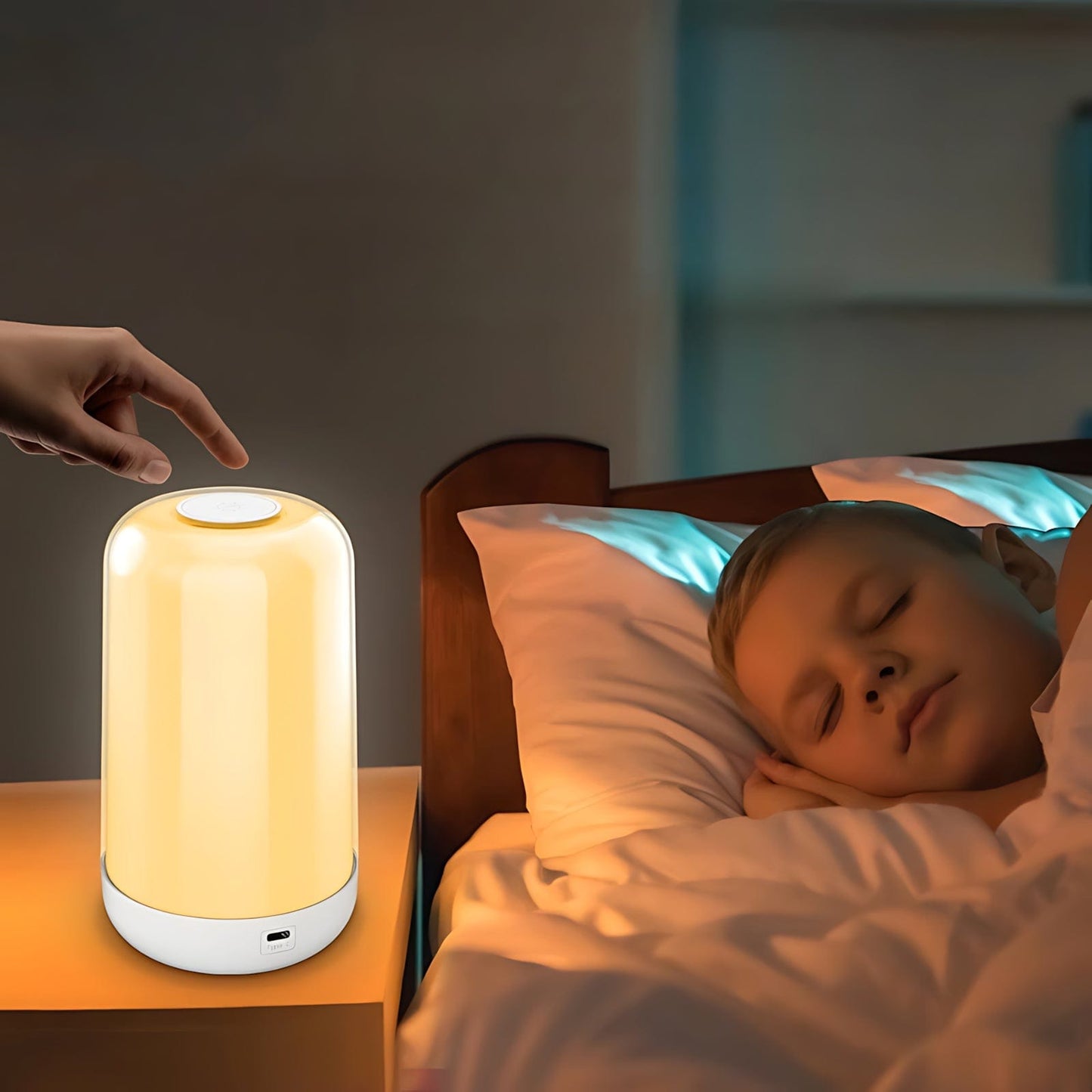 Veilleuse Lampe Design Rgb Tactile Portable NemiLum