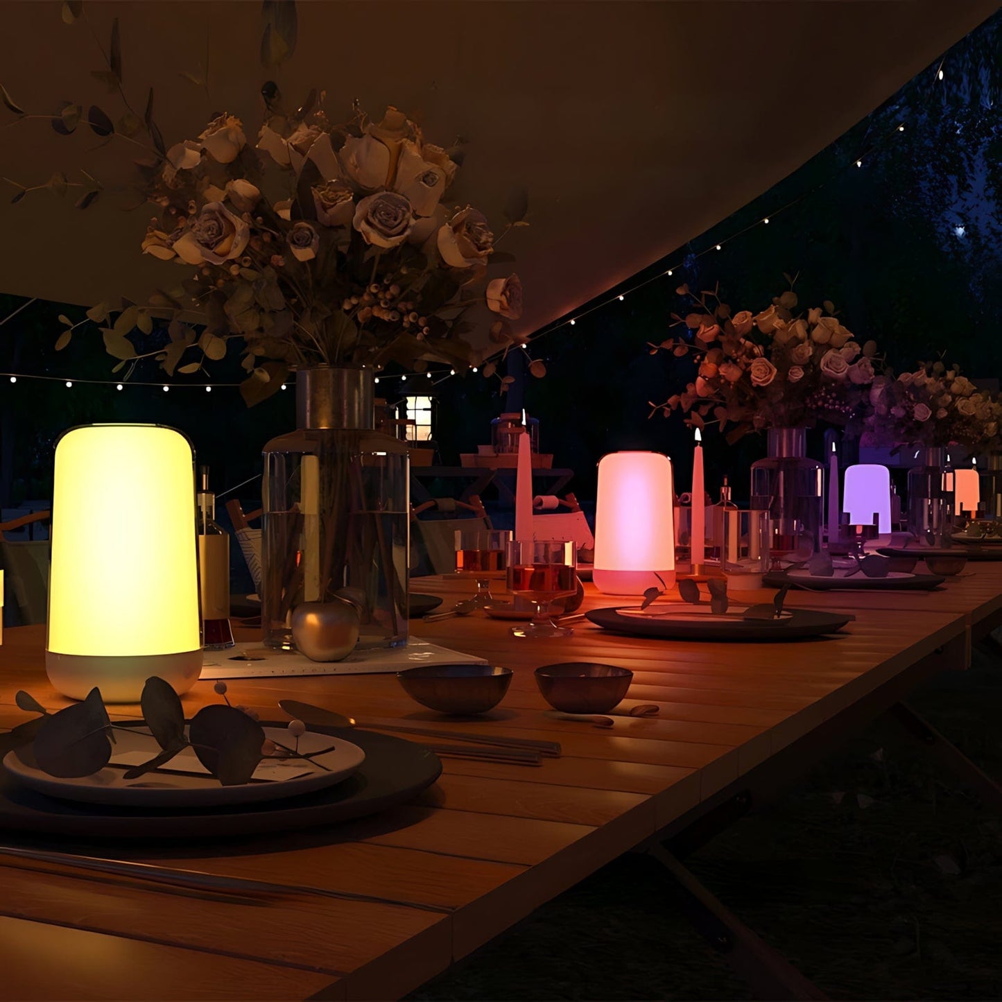 Veilleuse Lampe Design Rgb Tactile Portable NemiLum