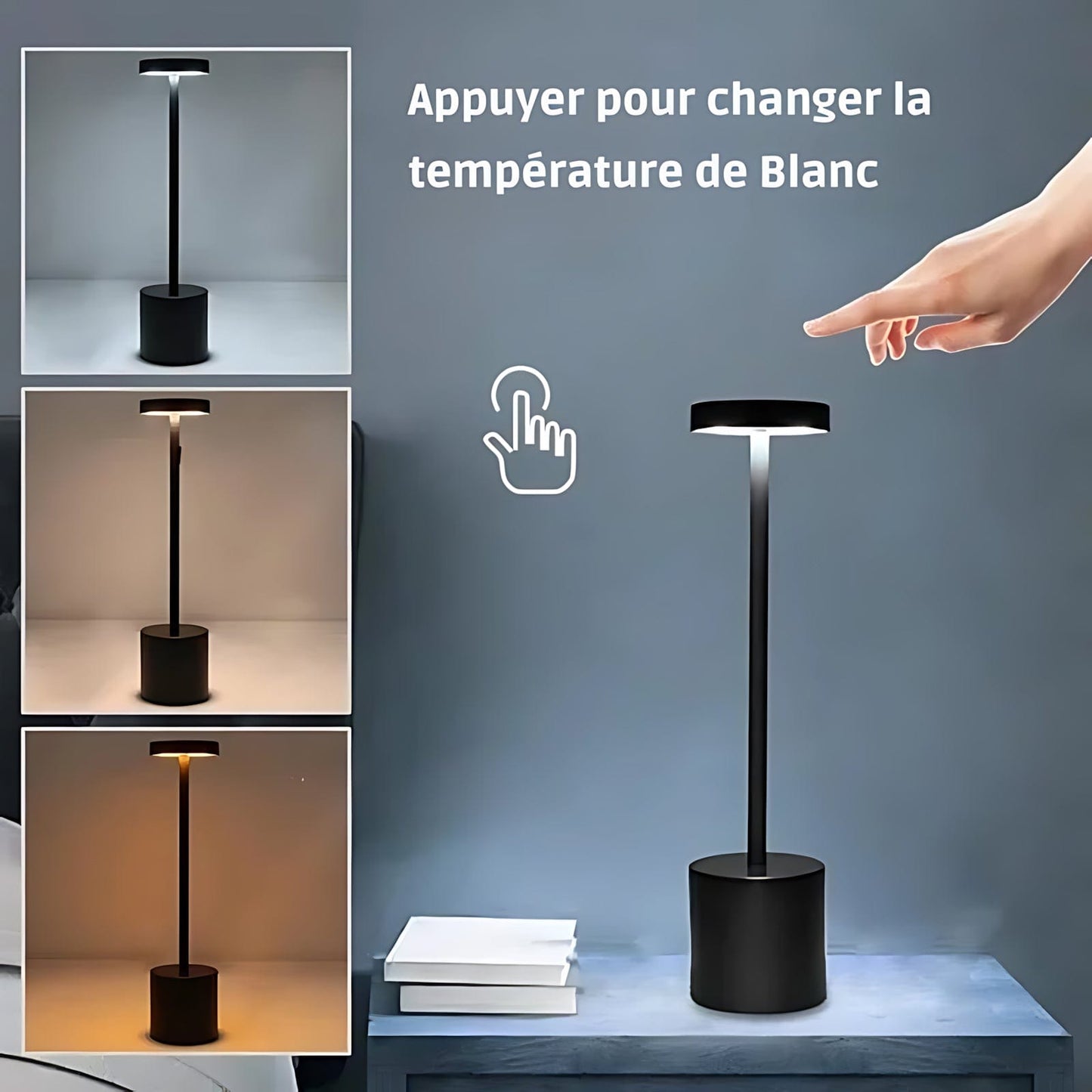 Veilleuse Lampe Design Tactile NemiLum