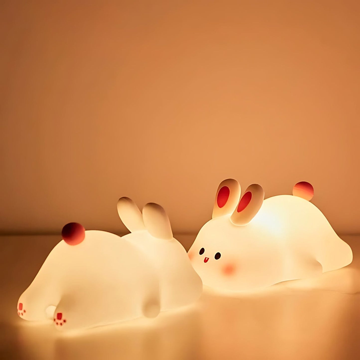 Veilleuse Lapin Bébé Allongé NemiLum