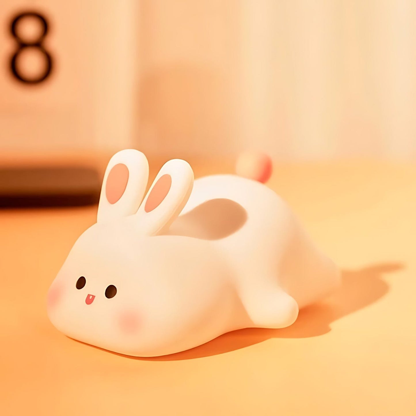 Veilleuse Lapin Bébé Allongé NemiLum