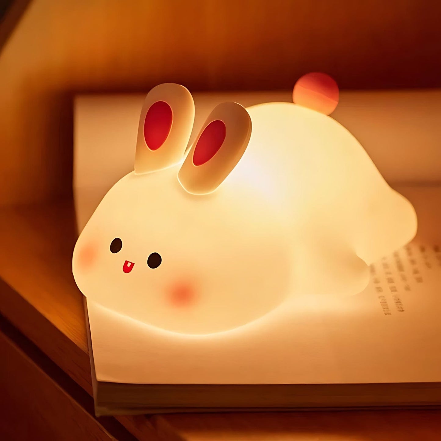 Veilleuse Lapin Bébé Allongé NemiLum