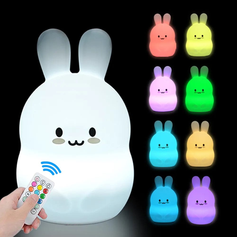 Veilleuse Lapin Bébé Rechargeable NemiLum