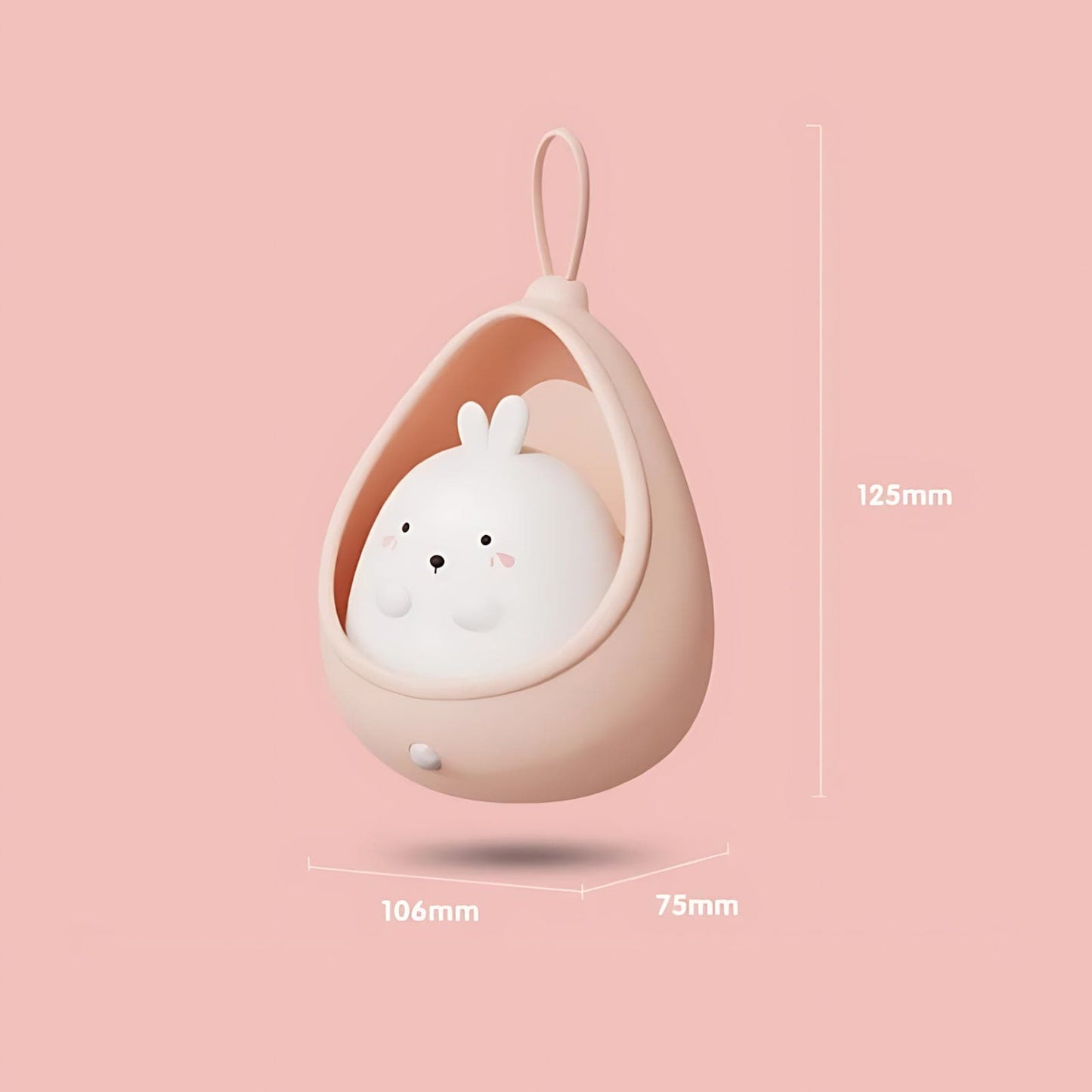 Veilleuse Lapin Led Détection Automatique NemiLum