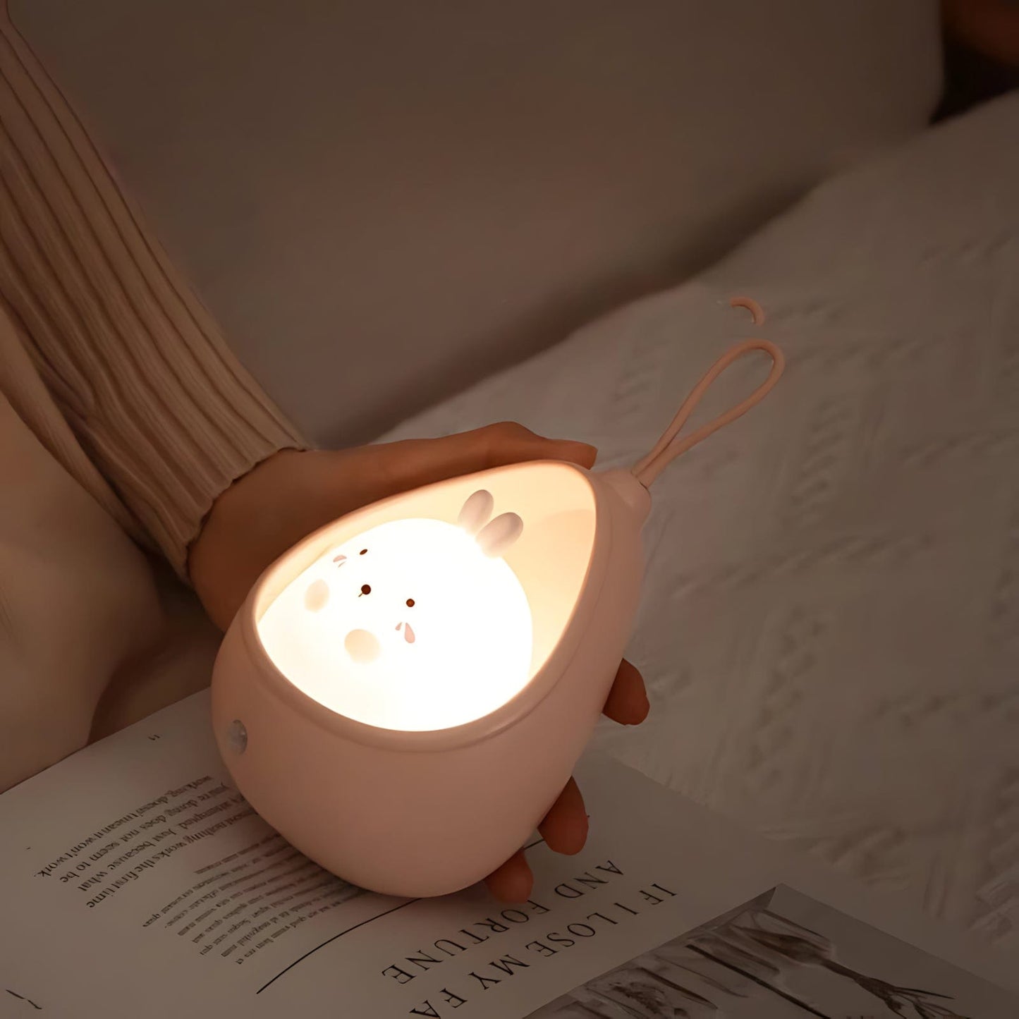 Veilleuse Lapin Led Détection Automatique NemiLum