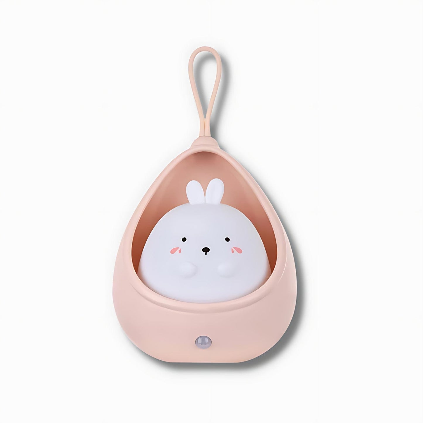 Veilleuse Lapin Led Détection Automatique Rose NemiLum
