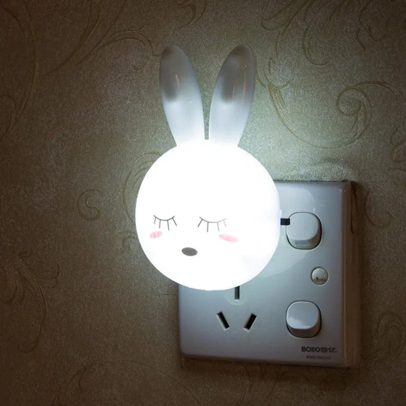 Veilleuse Lapin Prise Led Blanc NemiLum