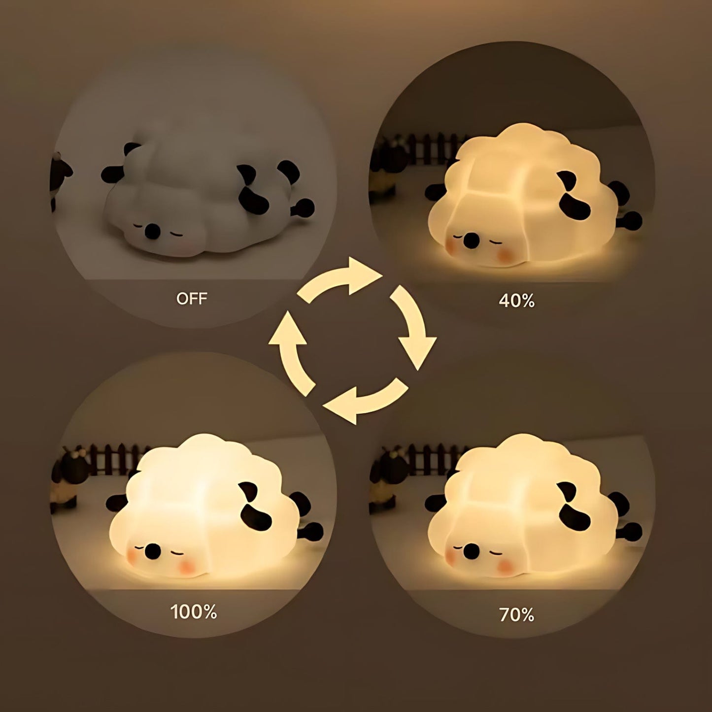 Veilleuse Mouton Rechargeable NemiLum