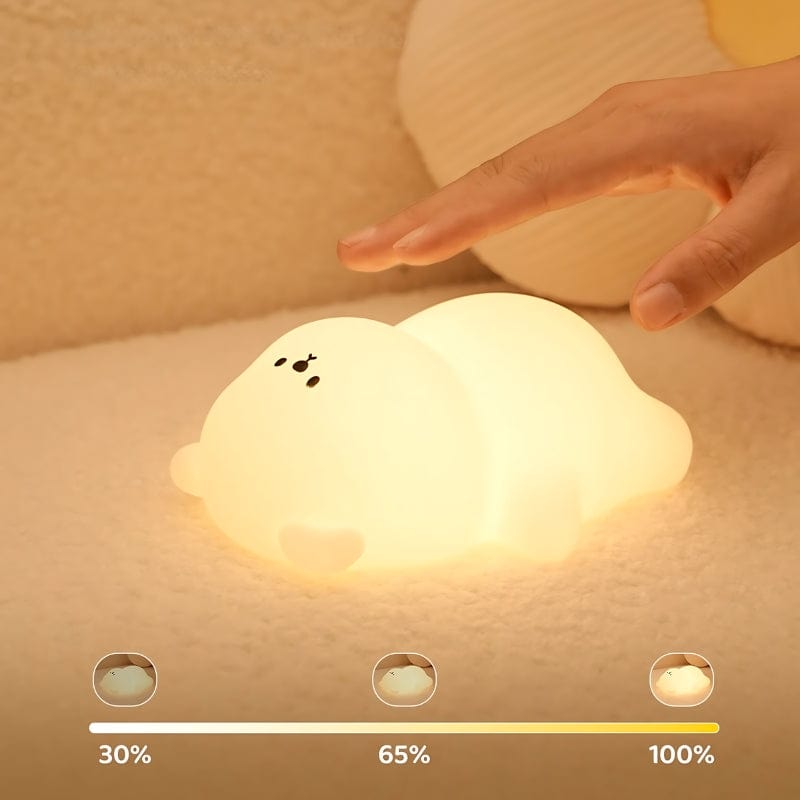 Veilleuse Ours Bébé Silicone NemiLum