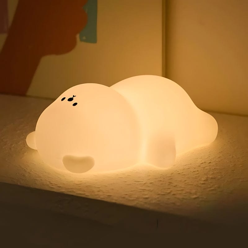 Veilleuse Ours Bébé Silicone NemiLum