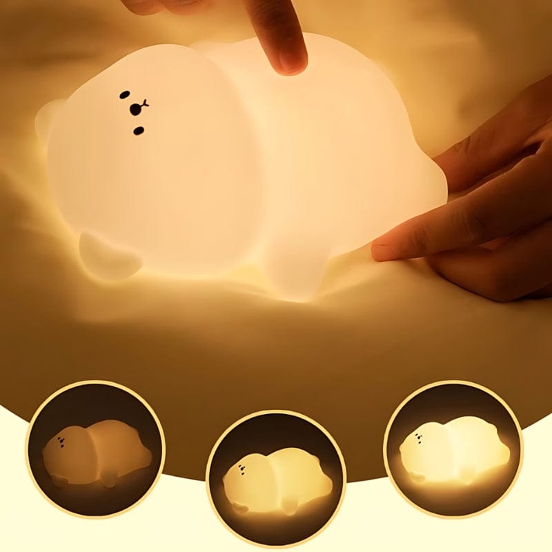 Veilleuse Ours Bébé Silicone NemiLum