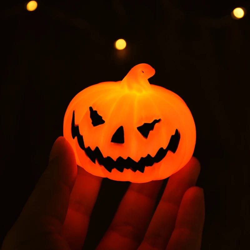 Veilleuse petite citrouille halloween 3pcs NemiLum