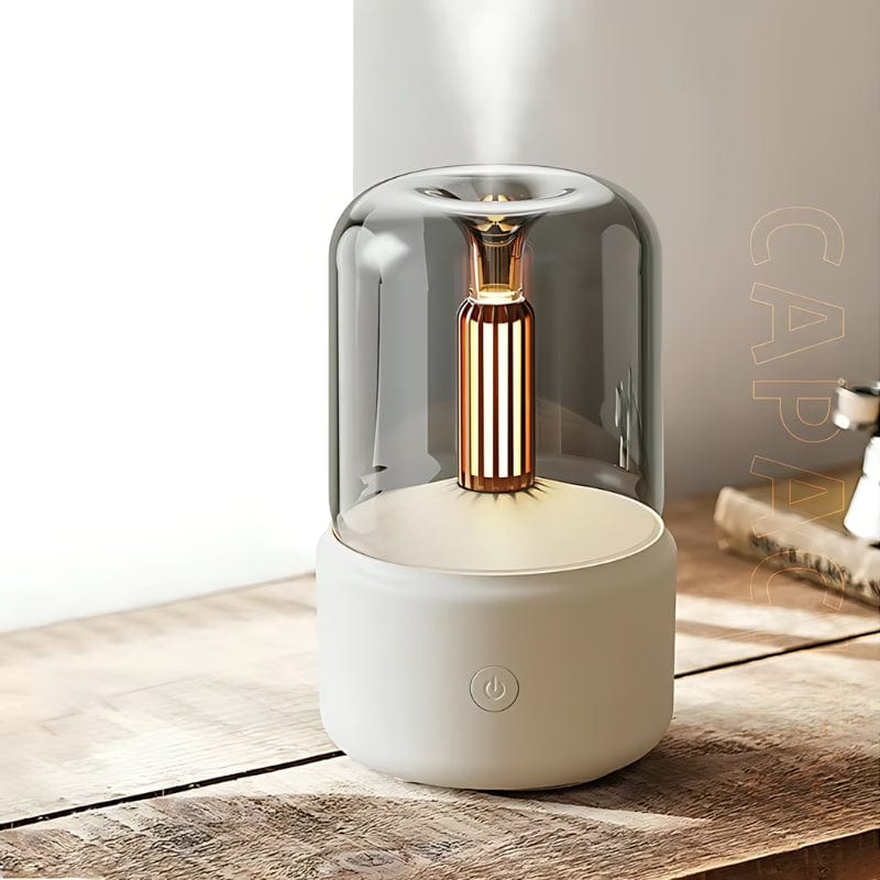 Veilleuse Portable Mini Diffuseur Huile Essentiel Beige NemiLum