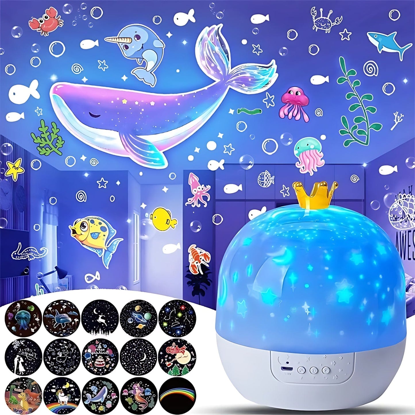 Veilleuse Projection Enfants Multicouleurs NemiLum