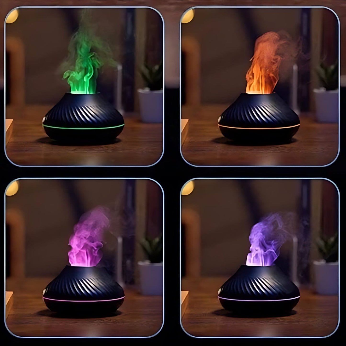 Veilleuse Volcan Diffuseur huile essentielle LED NemiLum