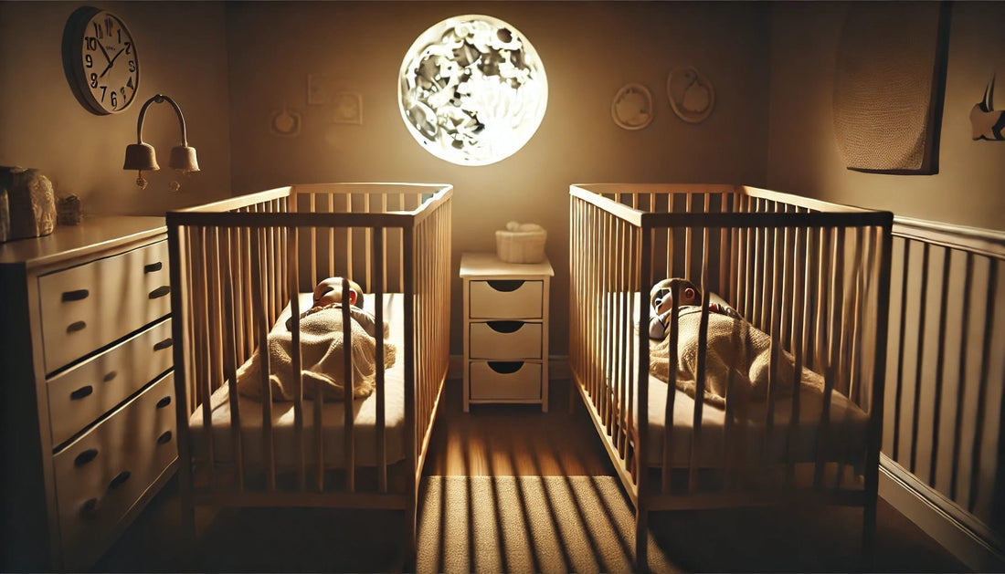 Veilleuse et sommeil bébés jumeaux