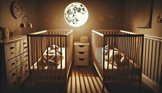 Veilleuse et sommeil bébés jumeaux